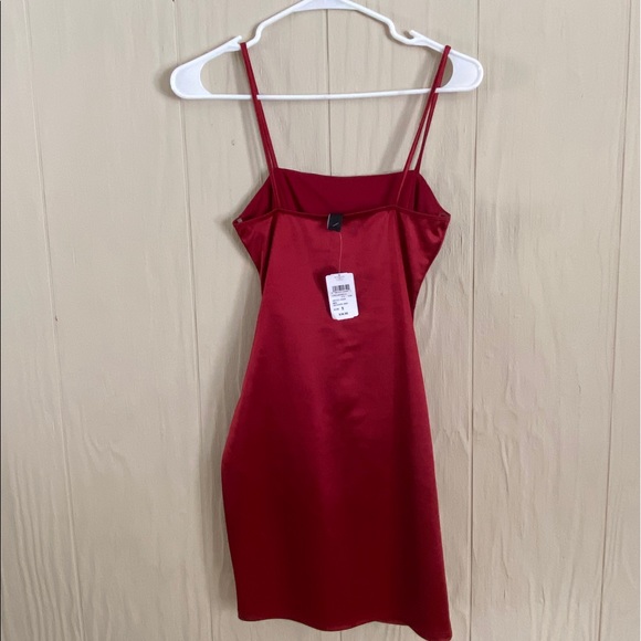 Windsor Dresses | Red Satin Windsor Dress Nwt | Poshmark